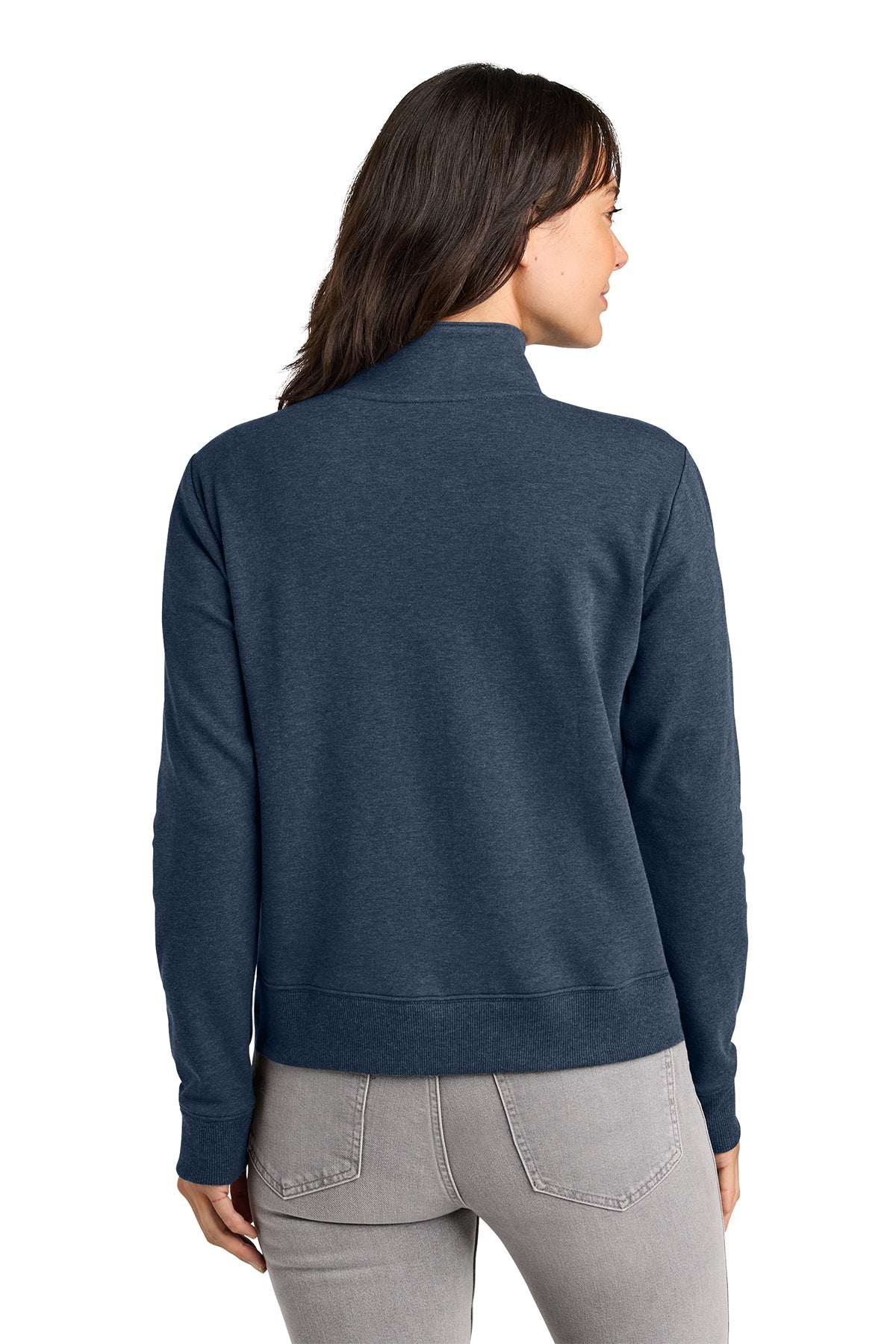 TravisMathew Womens Ocean Villa Custom 1/4-Zips, Blue Heather