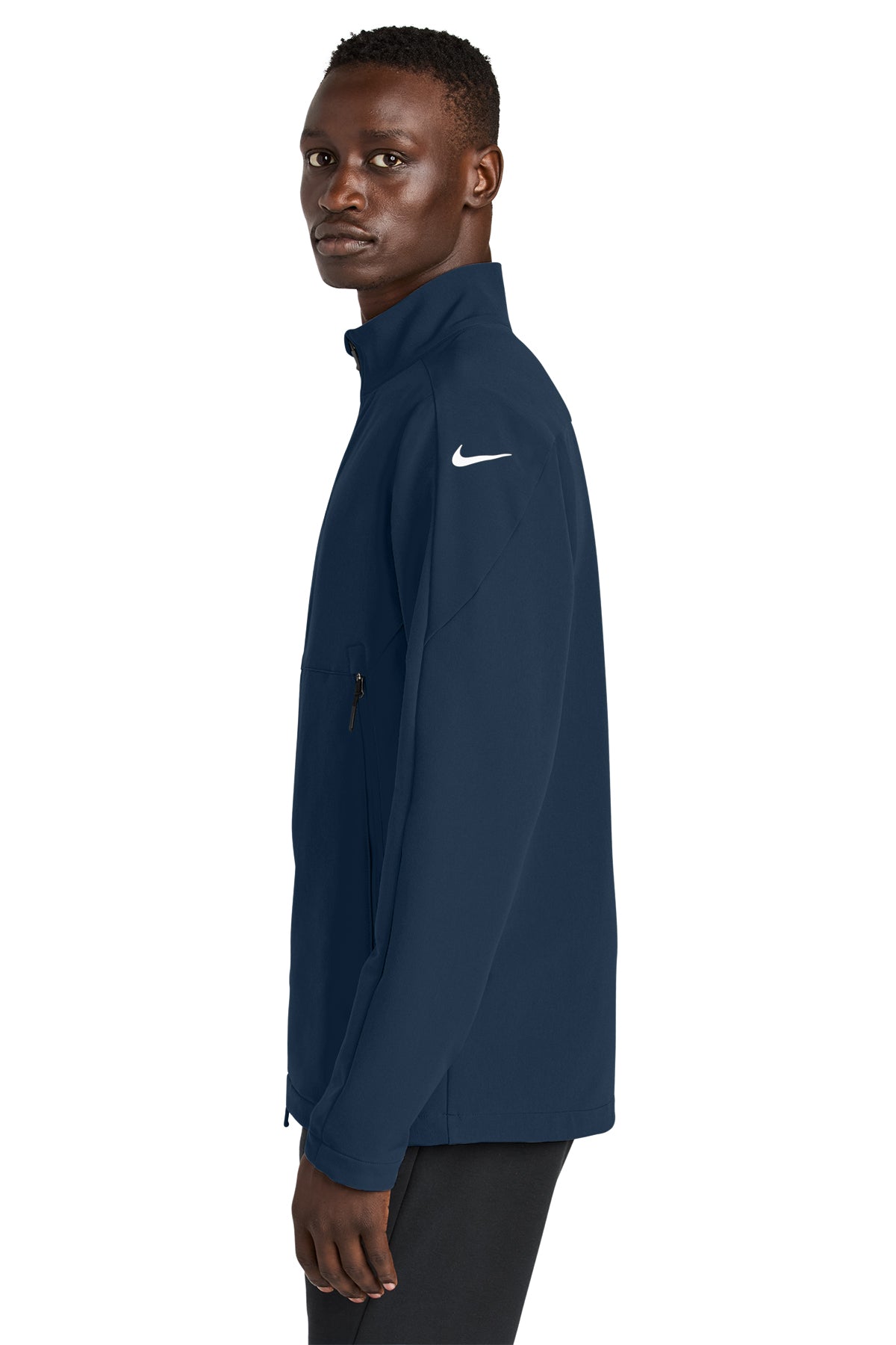 Nike Full-Zip Custom Soft Shell Jackets, Navy [GuidePoint Security Cloud Security]