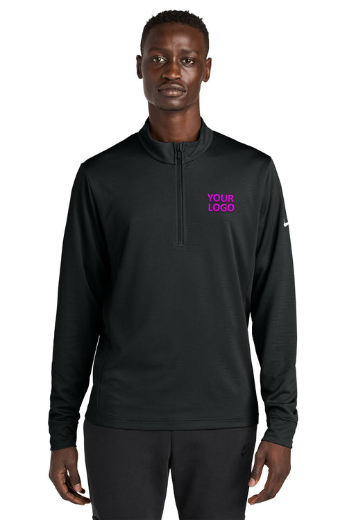 Nike Womens Essential Custom 1/2-Zip Cover-Up, Black