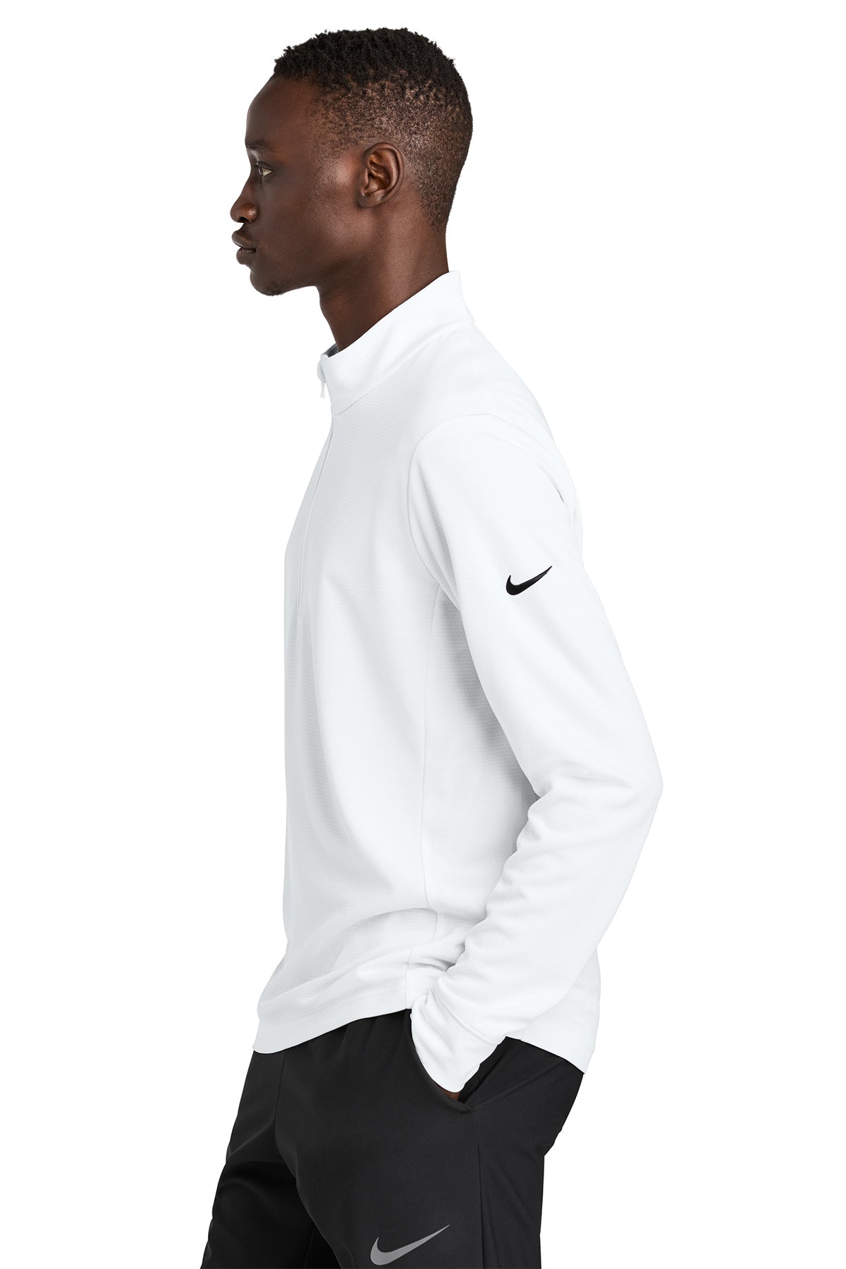 Nike Essential Custom 1/2-Zip Cover-Up, White