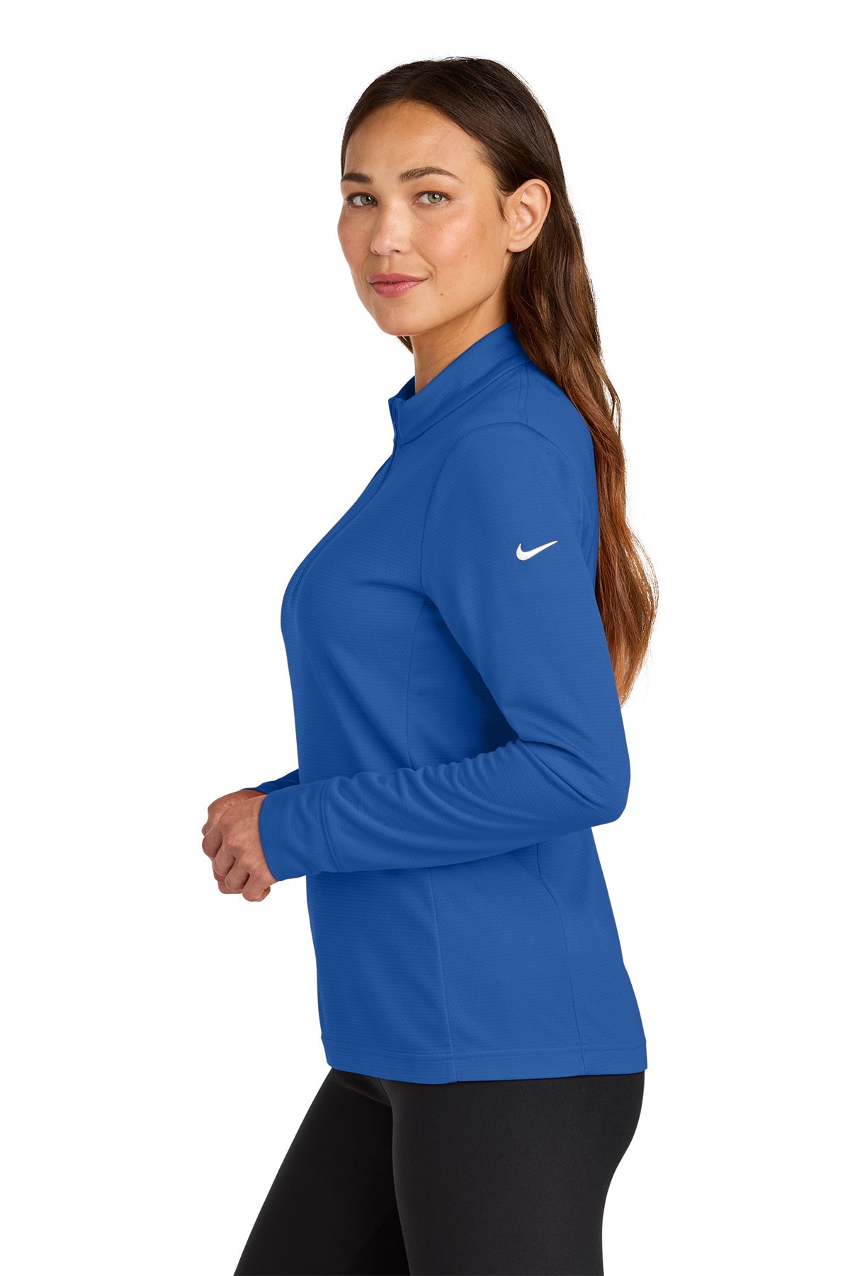 Nike Womens Essential Custom 1/2-Zip Cover-Up, Game Royal