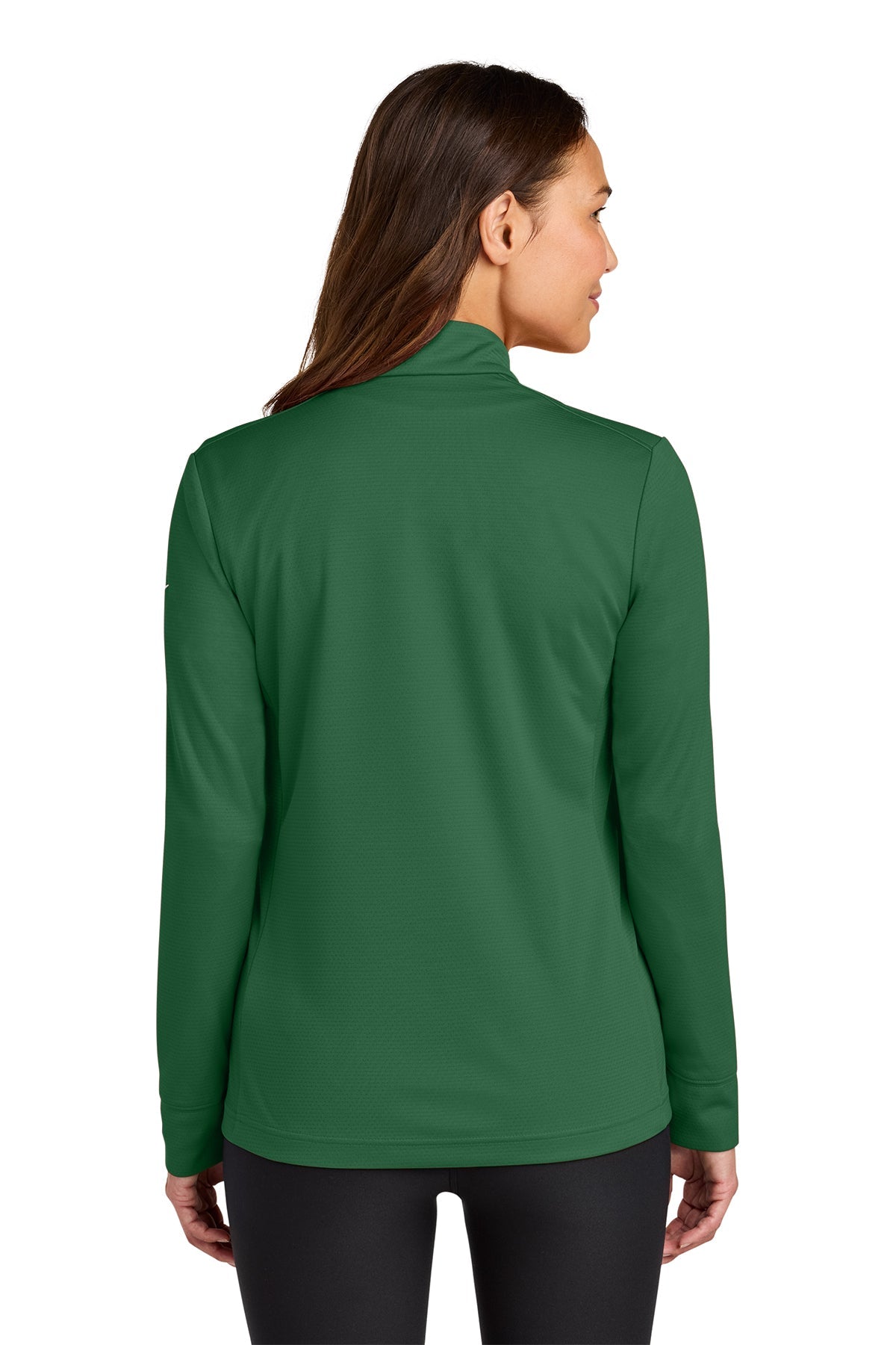 Nike Womens Essential Custom 1/2-Zip Cover-Up, Gorge Green