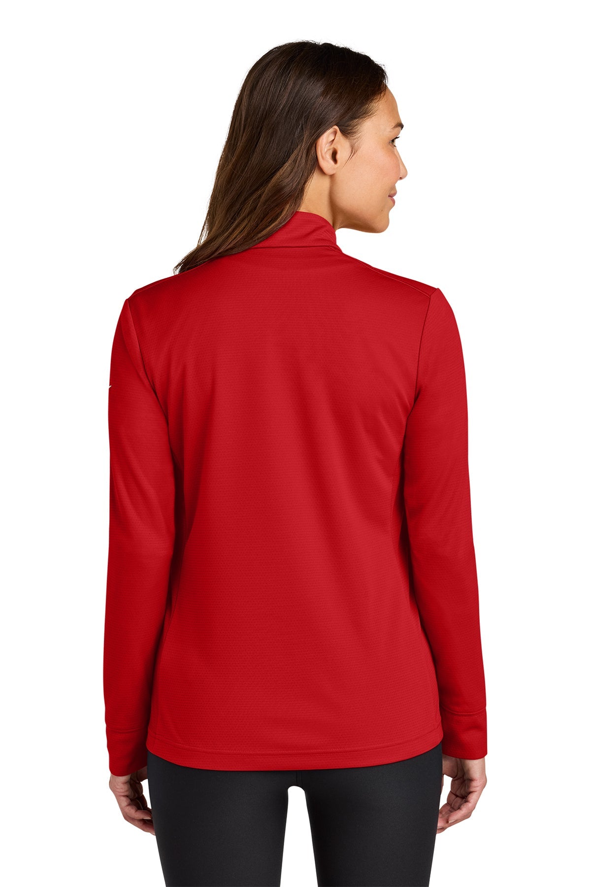 Nike Womens Essential Custom 1/2-Zip Cover-Up, University Red