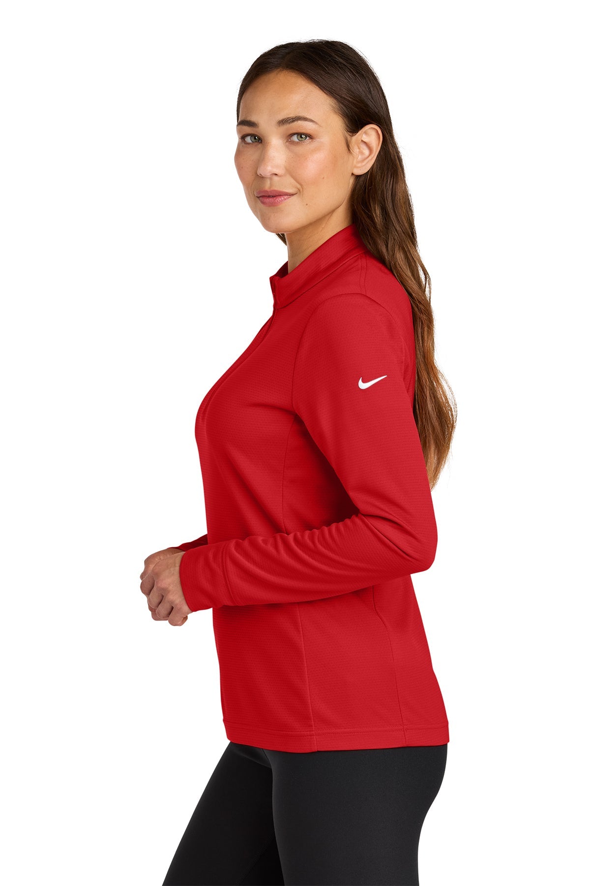 Nike Womens Essential Custom 1/2-Zip Cover-Up, University Red