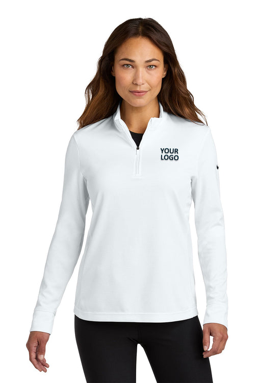 Nike Essential Custom 1/2-Zip Cover-Up, White