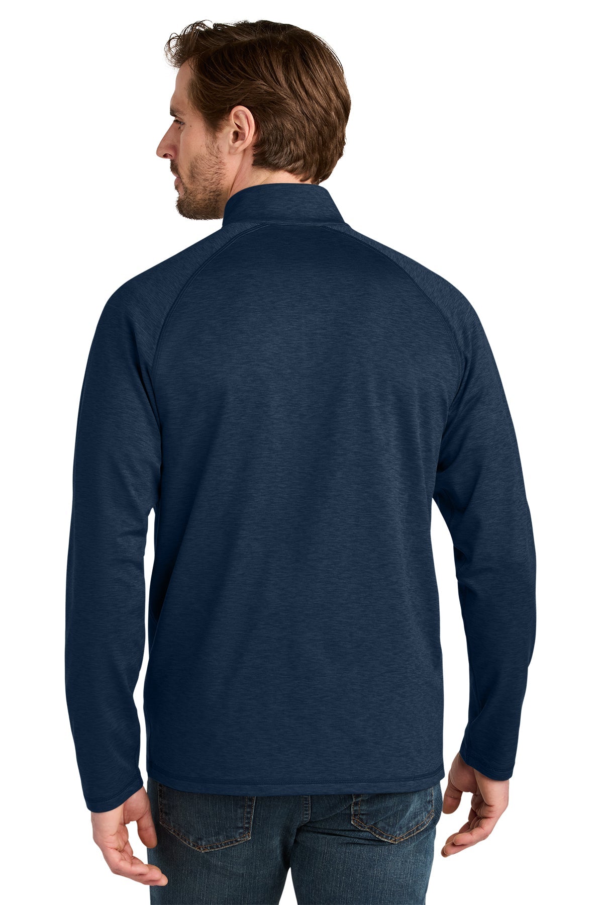 Eddie Bauer Adventurer Custom 1/4-Zips, River Blue Navy Heather