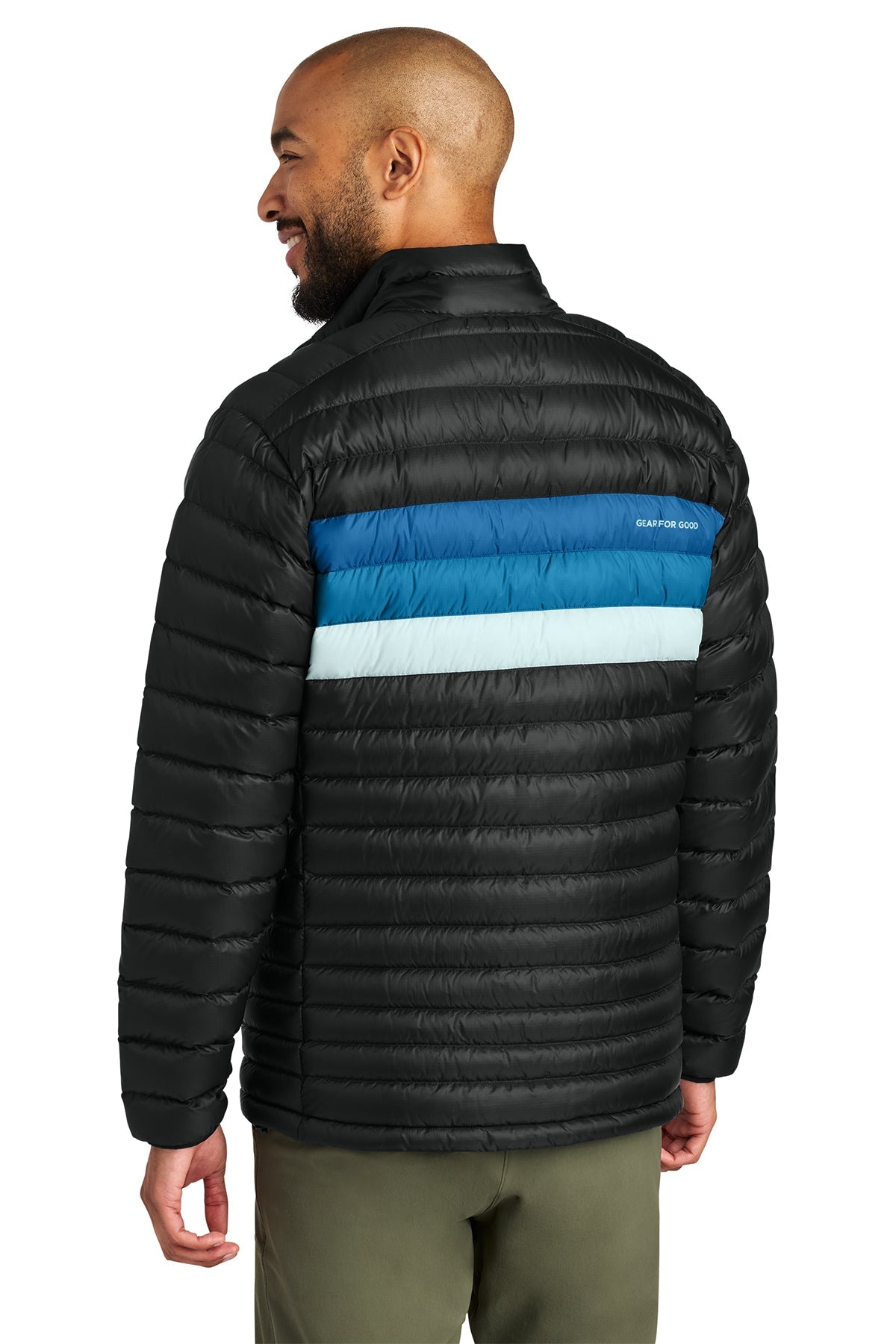 Cotopaxi Fuego Custom Down Jackets, Black/ Atlantic