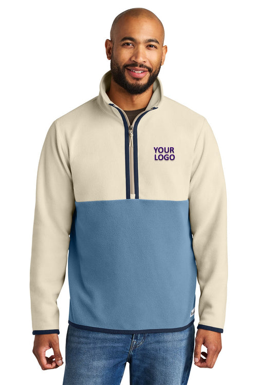 Cotopaxi Womens Amado Custom 1/2-Zips Fleece, Cream/ Fjord