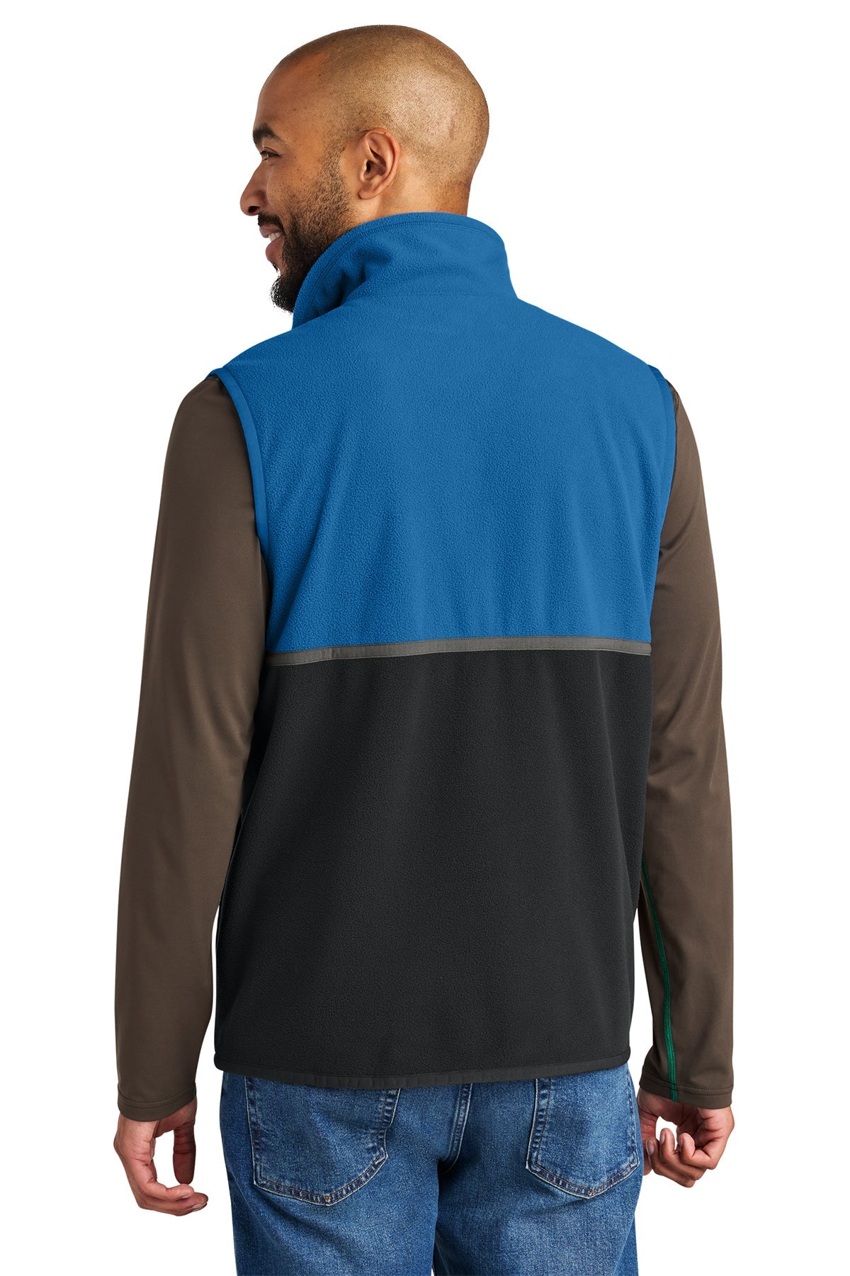 Cotopaxi Amado Custom Fleece Vests, Atlantic/ Black