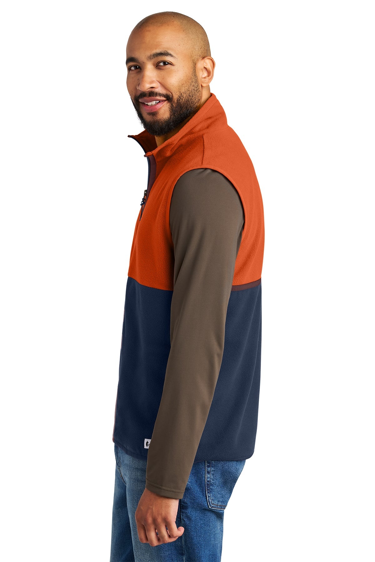 Cotopaxi Amado Custom Fleece Vests, Canyon/ Maritime