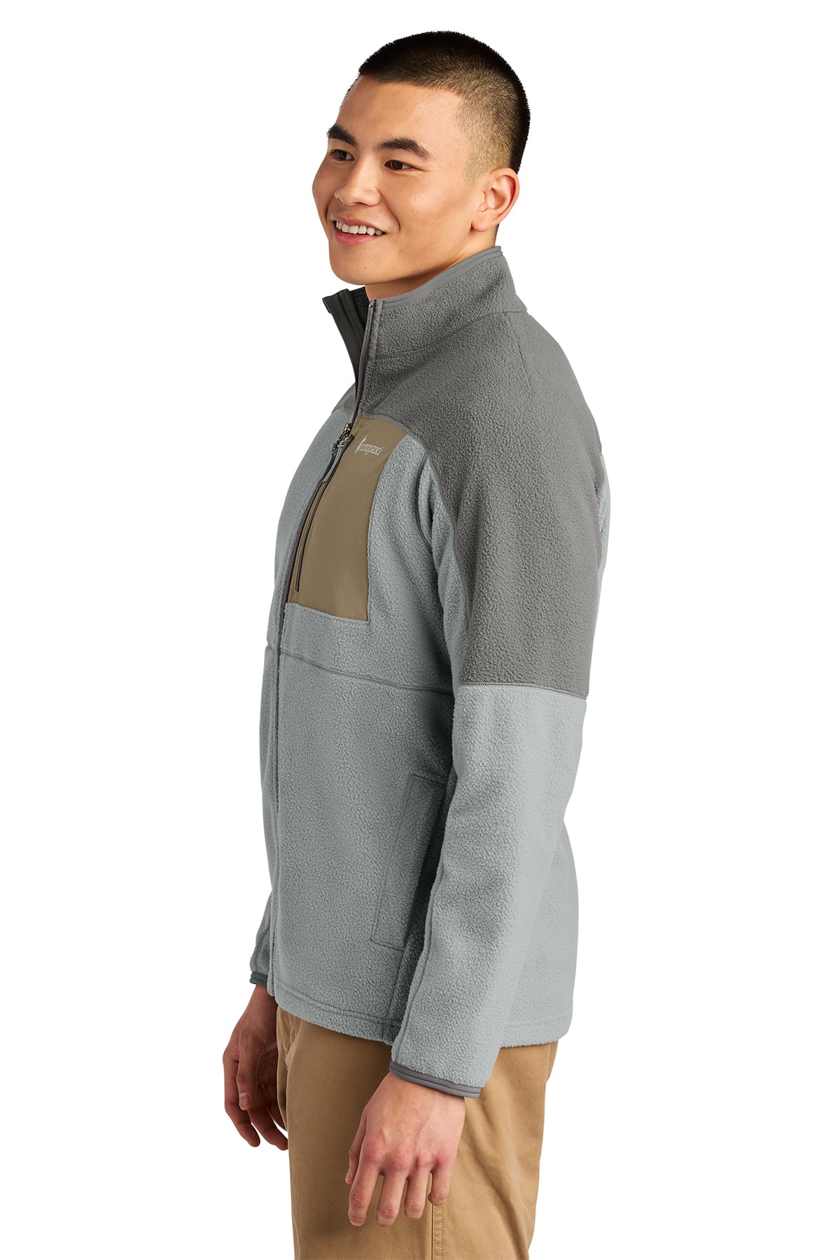 Cotopaxi Abrazo Full-Zip Custom Fleece Jackets, Cinder/ Smoke