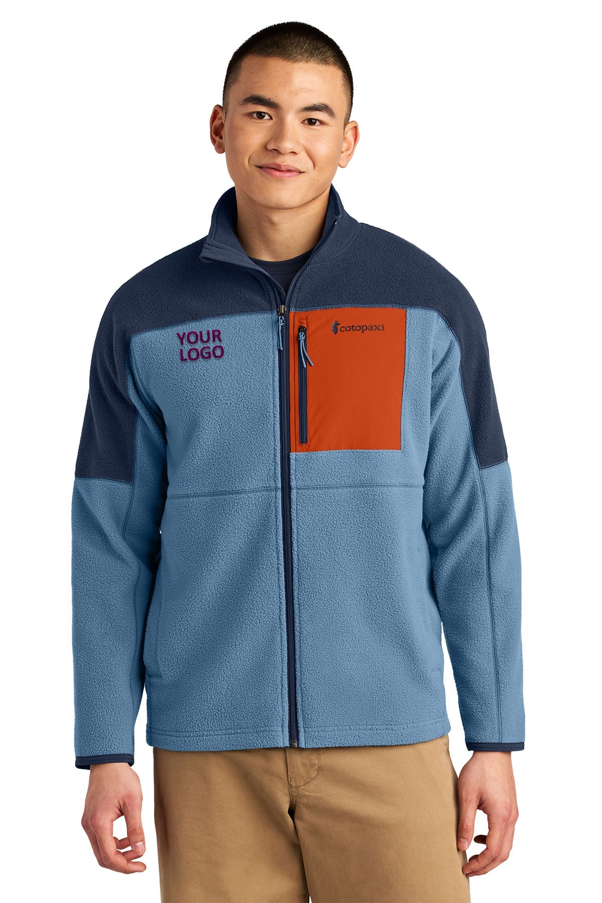 Cotopaxi Abrazo Full-Zip Custom Fleece Jackets, Maritime/ Fjord