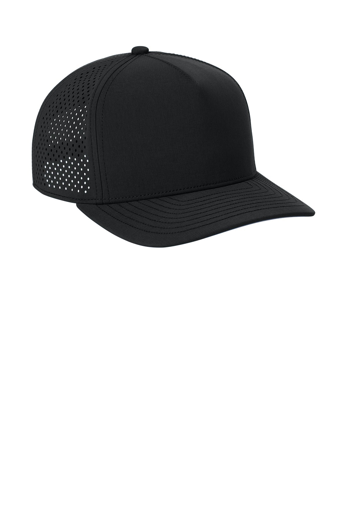 OGIO 5-Panel Performance Custom Caps, Blacktop [Perma-Seal]