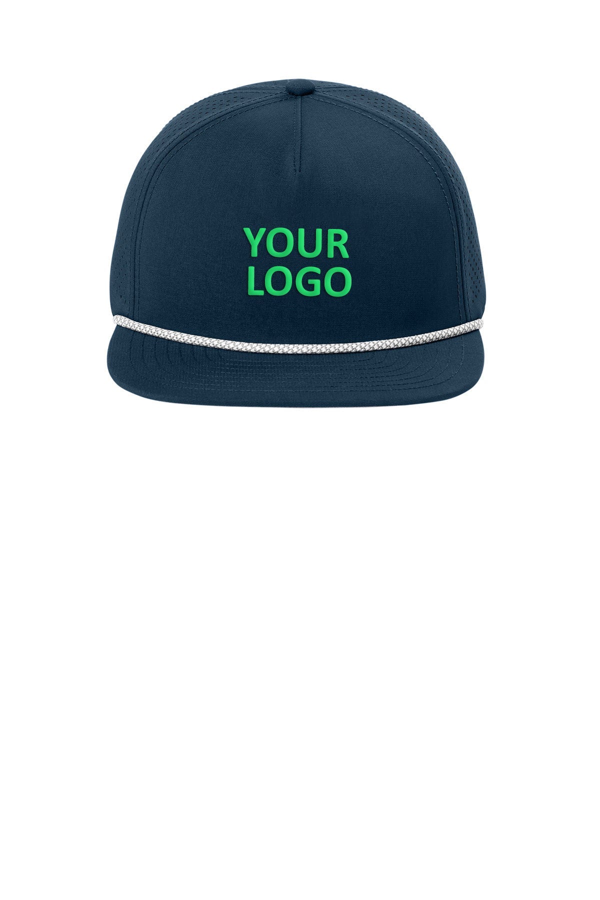 OGIO 5-Panel Rope Performance Custom Caps, River Blue Navy