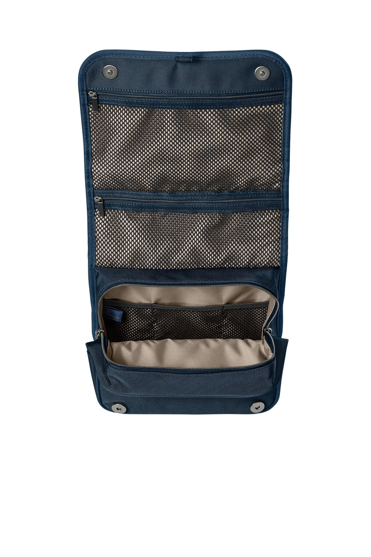 Brooks Brothers Oxford Small Custom Travel Bags, Navy Blazer