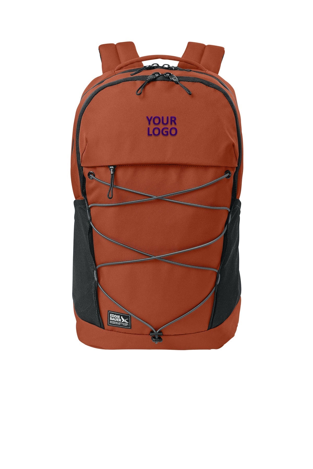 Eddie Bauer Adventurer Custom Backpacks, Amber Orange [Milford Mining Company Utah]