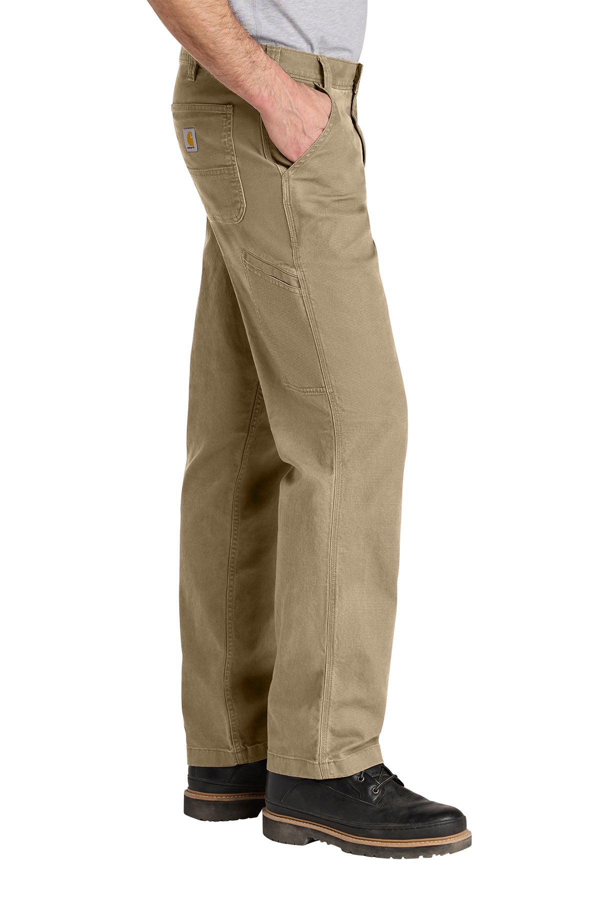 Carhartt Rugged Flex Rigby Custom Pants, Dark Khaki