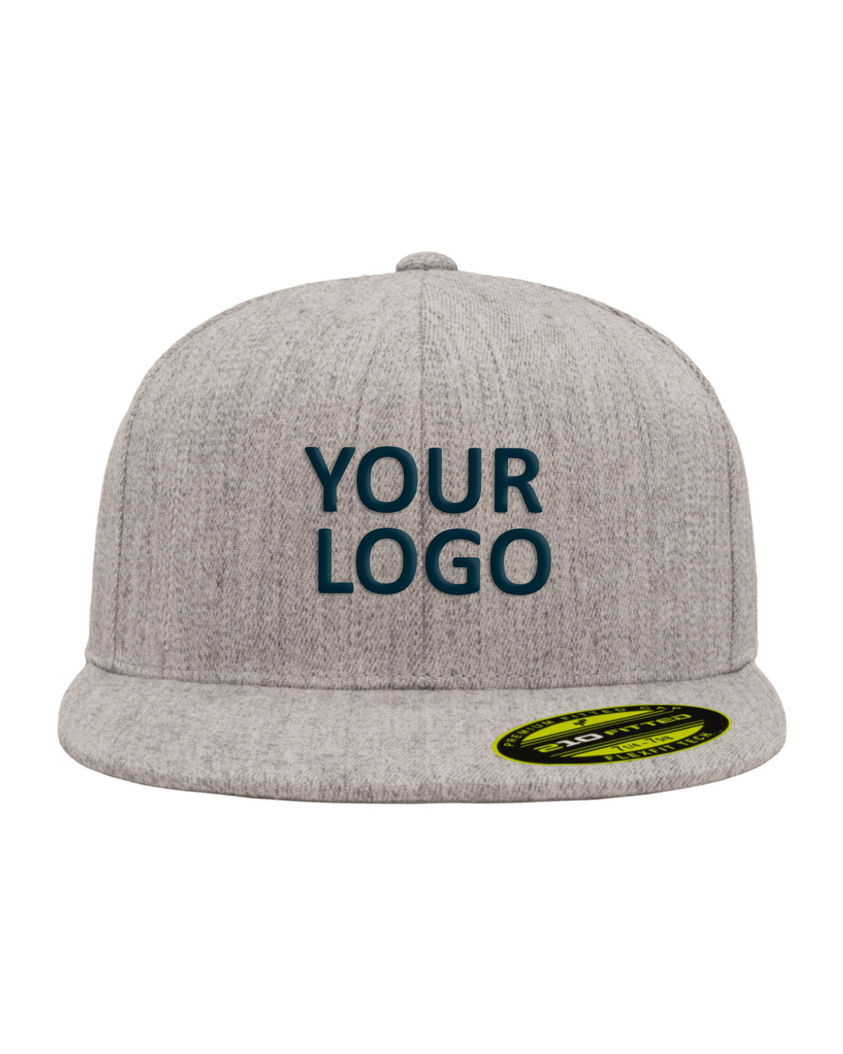 flexfit_6210_heather grey_company_logo_headwear