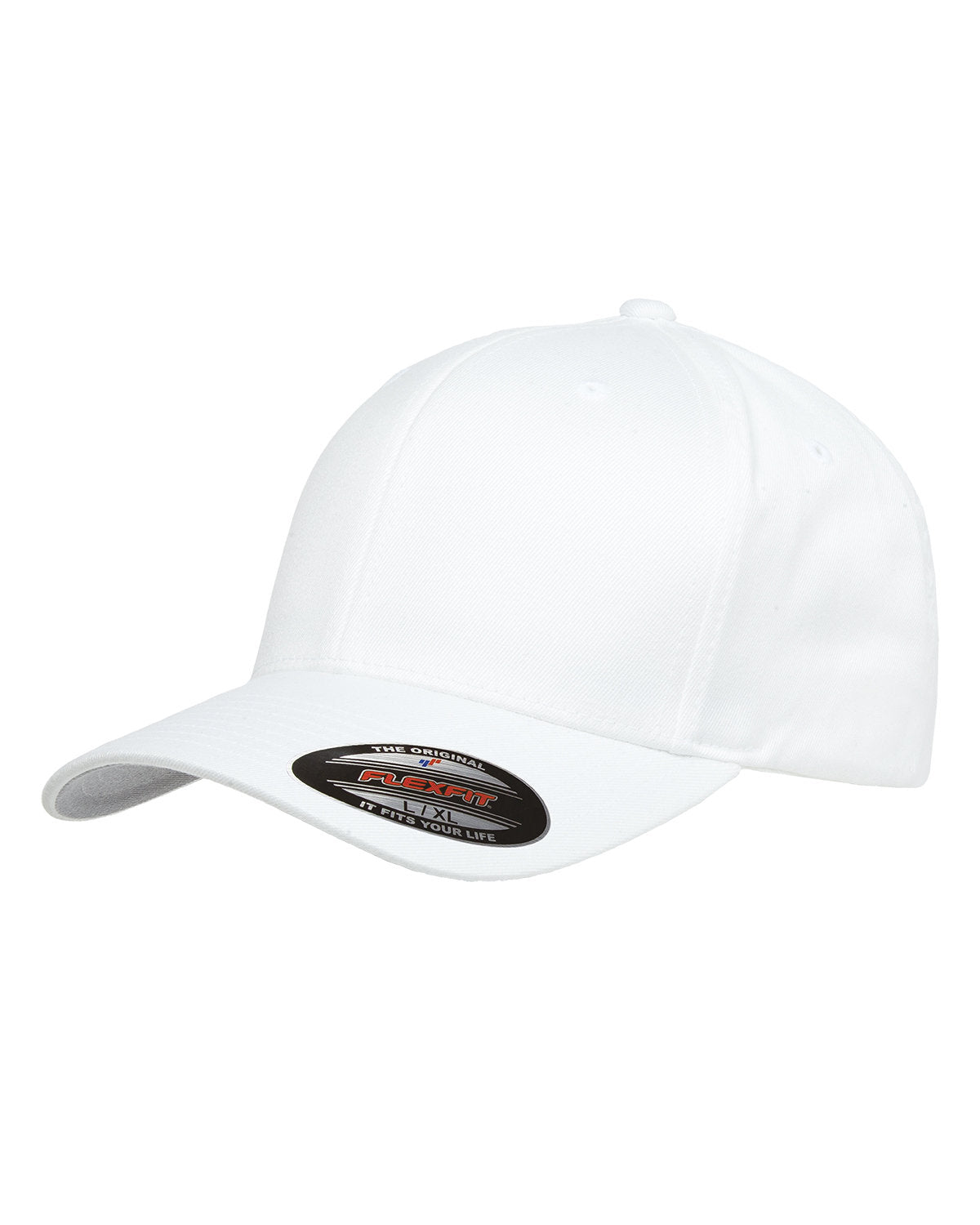 Flexfit Wooly 6-Panel Branded Caps, White [Harris & Associates]