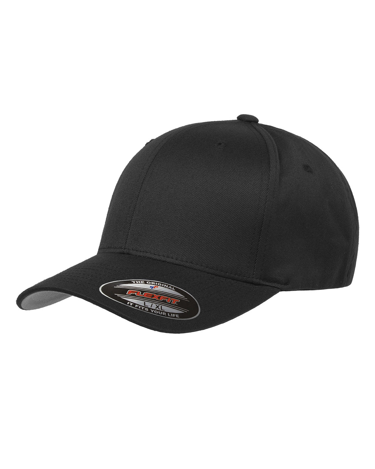 Flexfit Wooly 6-Panel Customized Caps, Black [Harris & Associates]