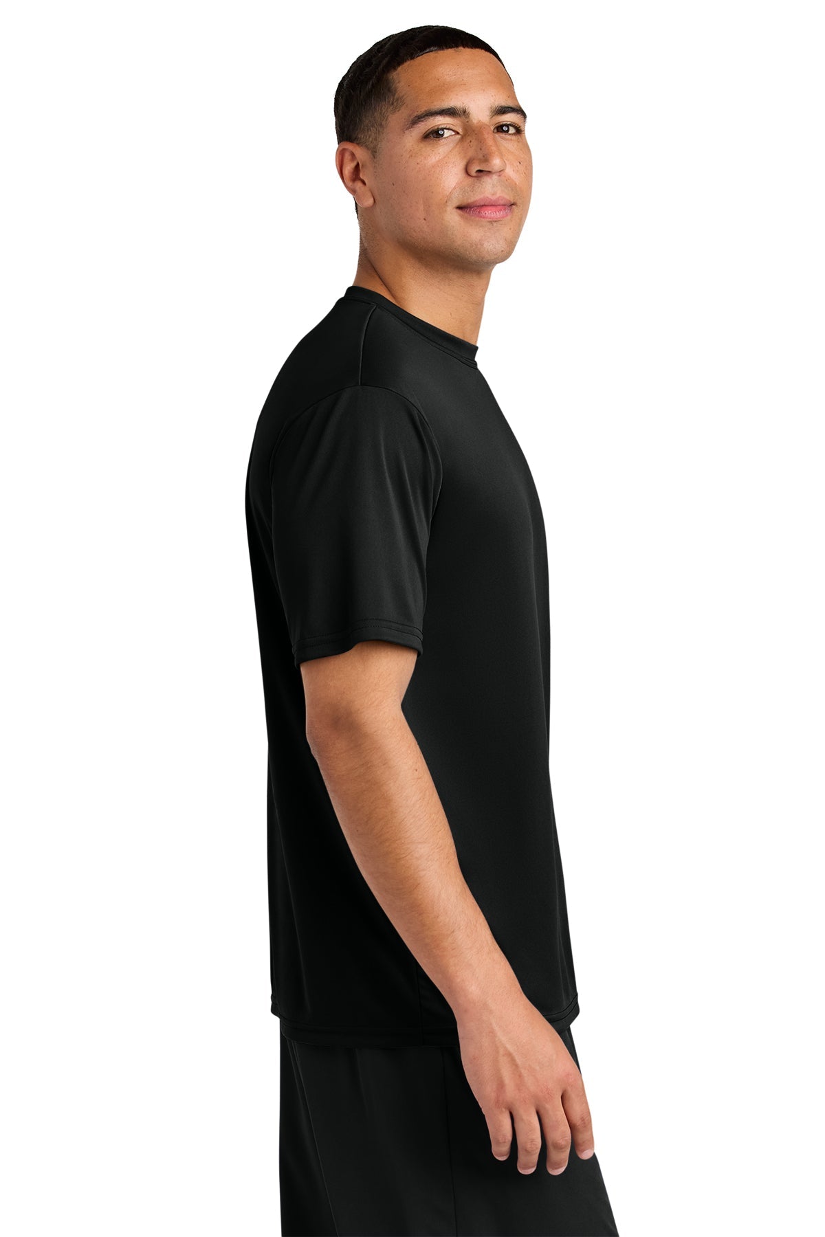 A4 Cooling Performance Custom Short Sleeve Tee's, Black [FCCC/Civitek]