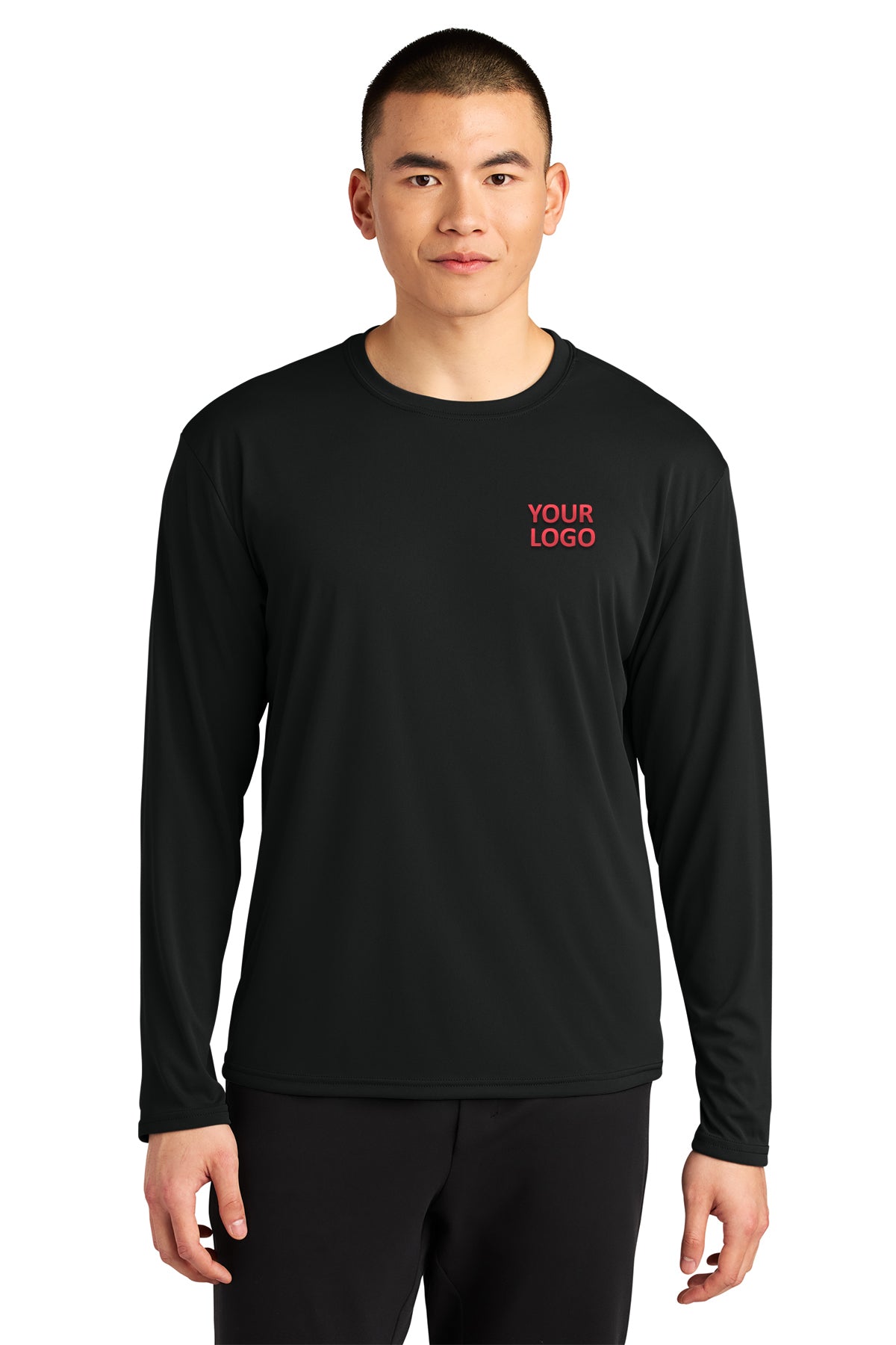 A4 AirFlex Custom Long Sleeve Tee's, Black