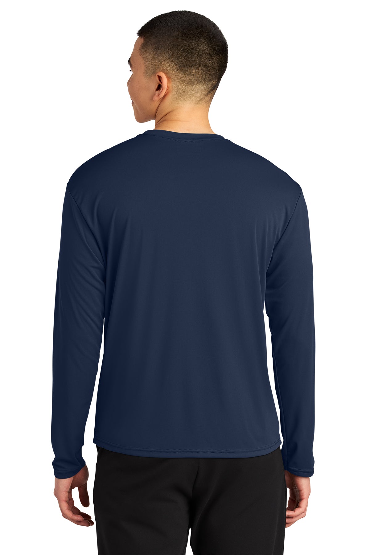 A4 AirFlex Custom Long Sleeve Tee's, Navy