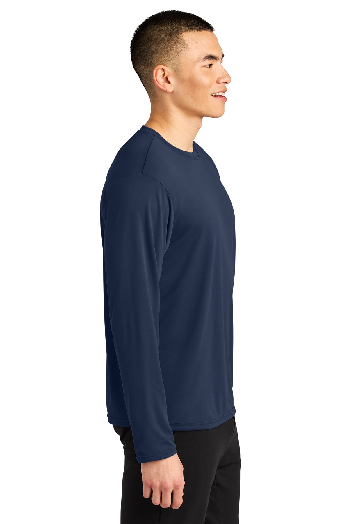 A4 AirFlex Custom Long Sleeve Tee's, Navy