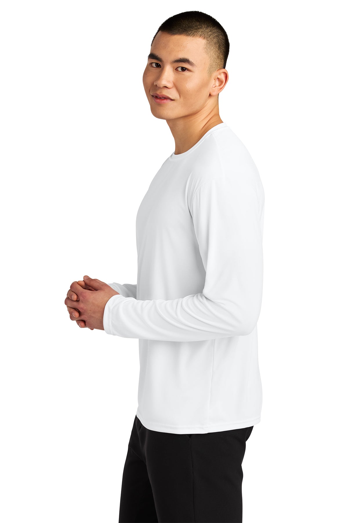 A4 AirFlex Custom Long Sleeve Tee's, White