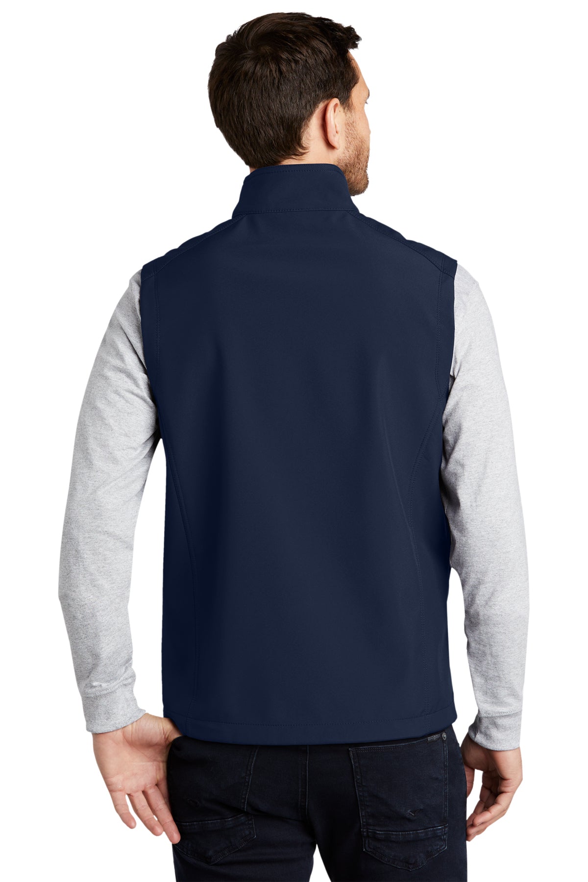 Port Authority Core Soft Shell Custom Vests, Dress Blue Navy [FORT Robotics]