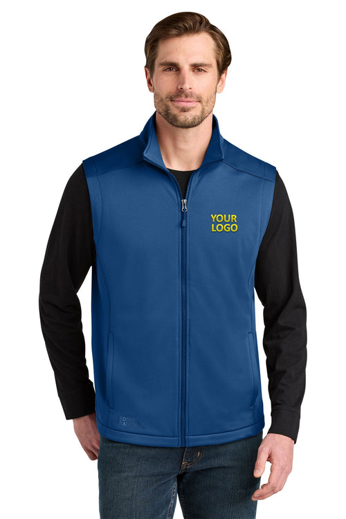 Eddie Bauer Womens Smooth Mid Layer Custom Fleece Vests, Cobalt Blue