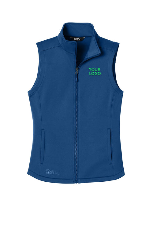Eddie Bauer Smooth Mid Layer Custom Fleece Vests, Cobalt Blue