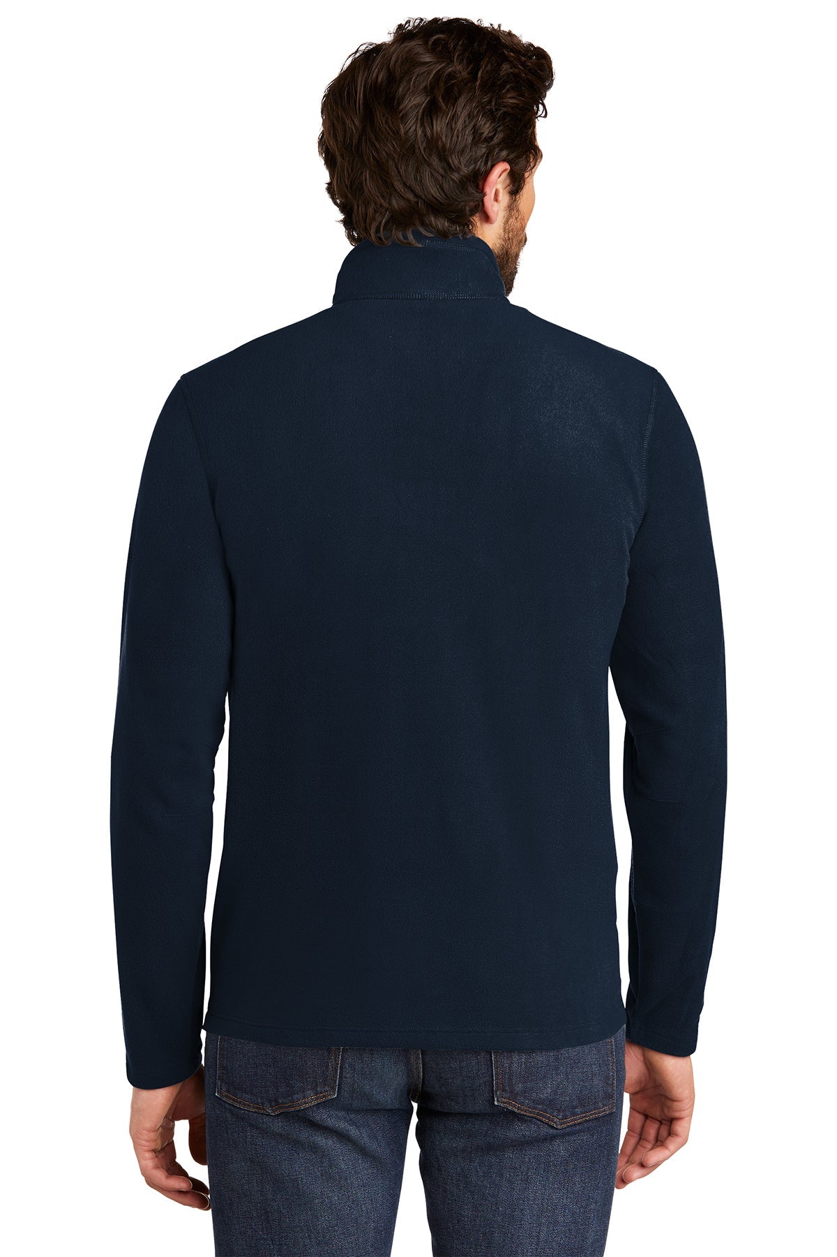 Eddie Bauer Custom Microfleece Jackets, Navy [Sherpa LLC]