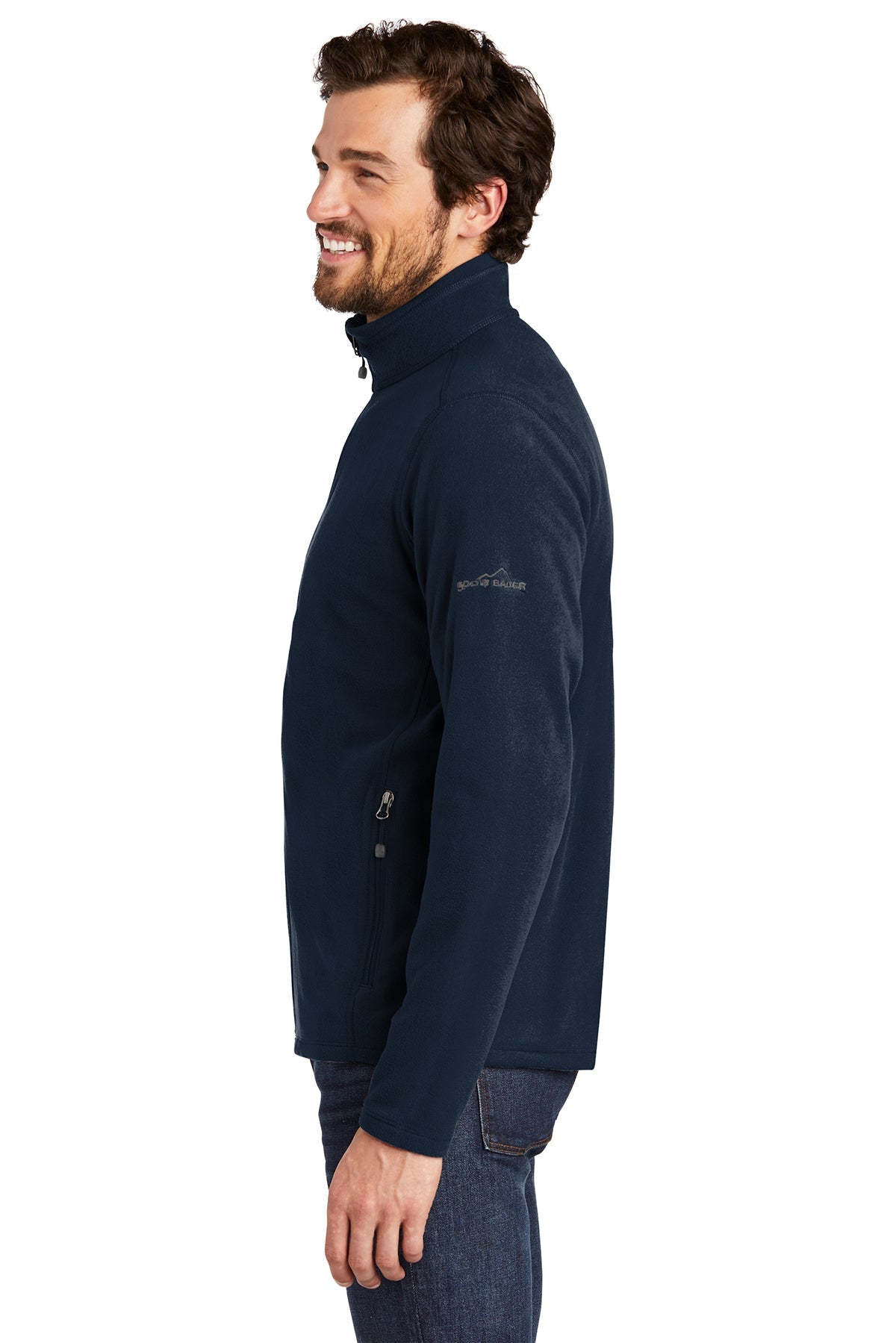 Eddie Bauer Custom Microfleece Jackets, Navy [Sherpa LLC]