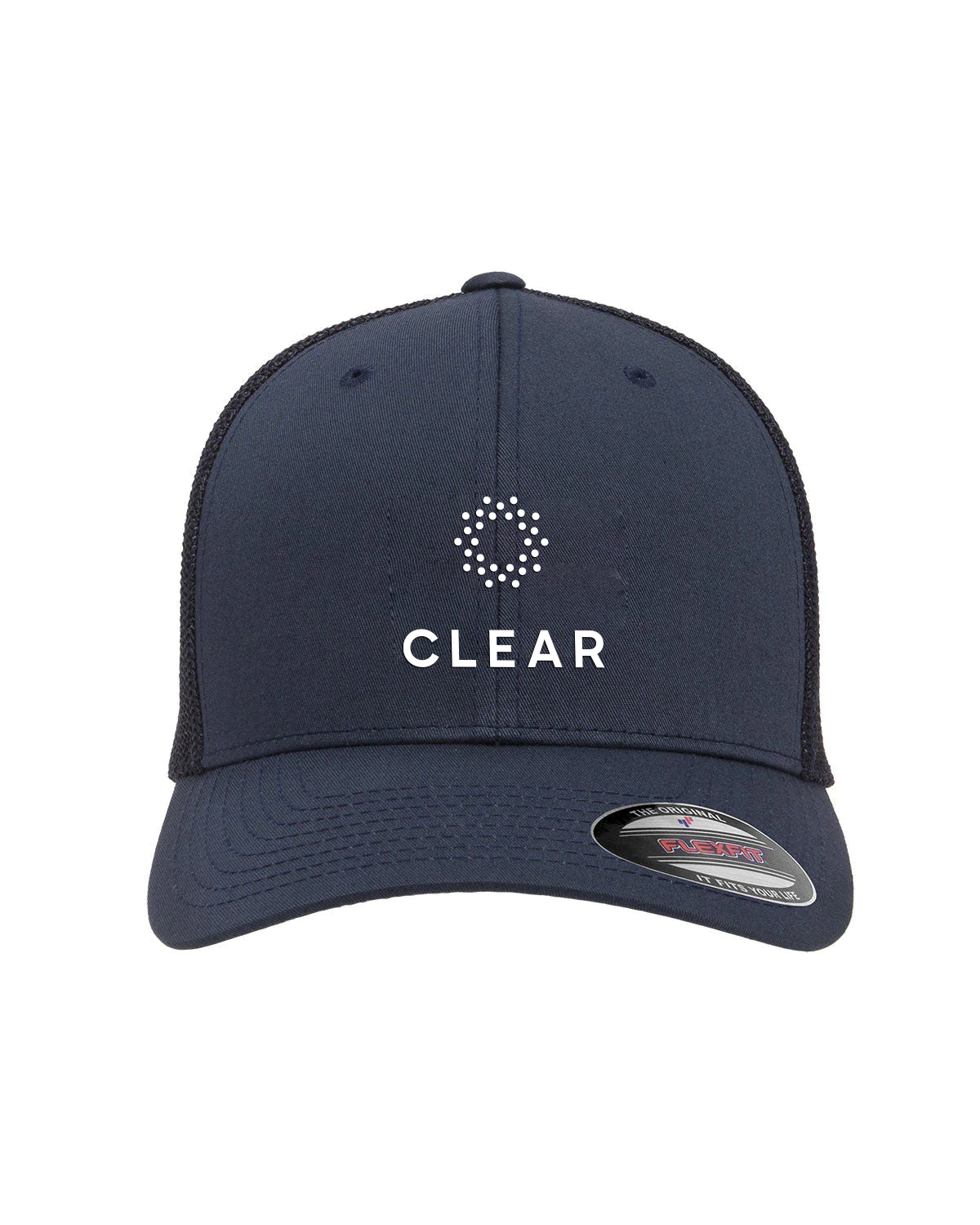 Flexfit 6-Panel Trucker Cap Navy [CLEAR]