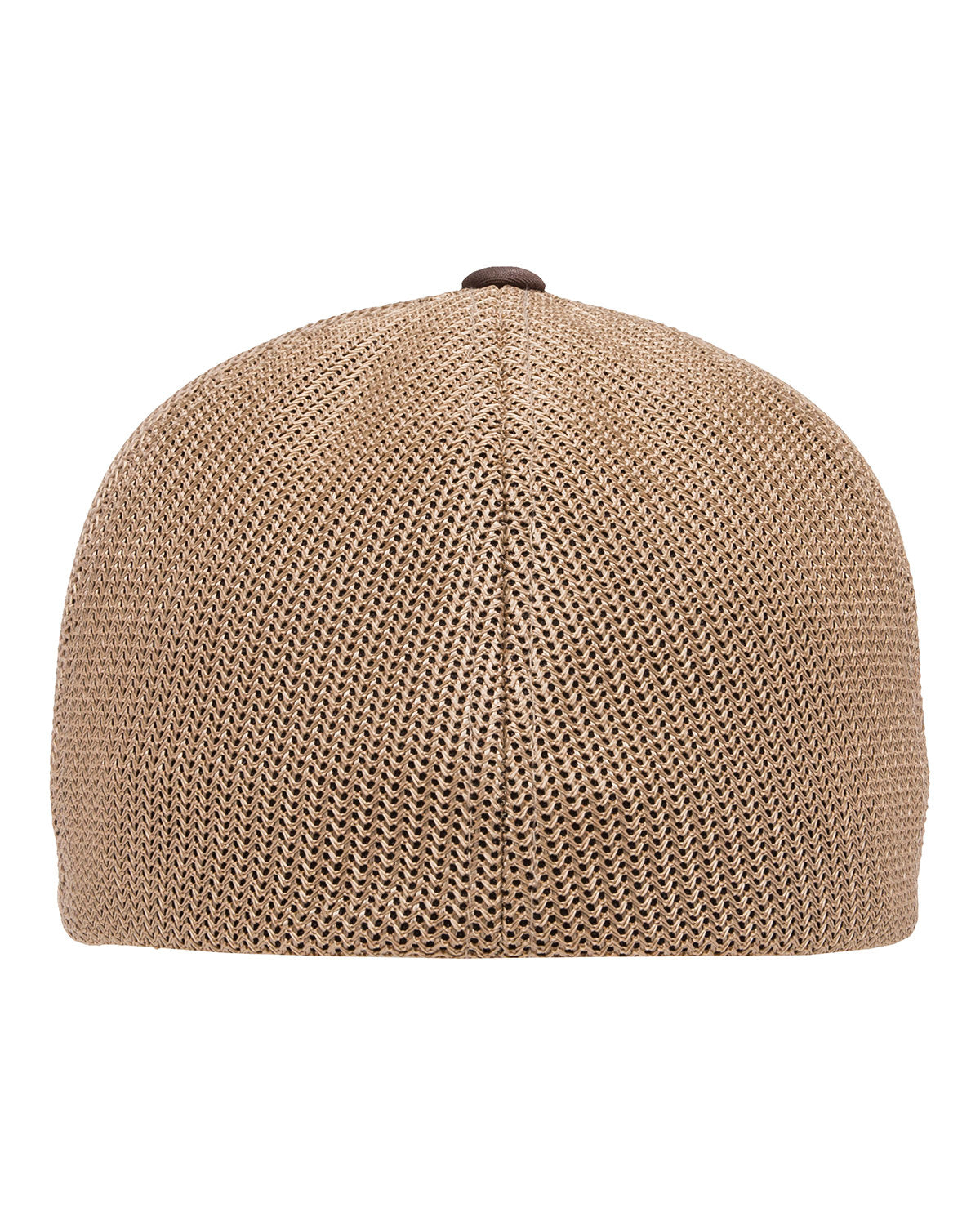 Flexfit 6-Panel Trucker Customized Caps, Brown/ Khaki