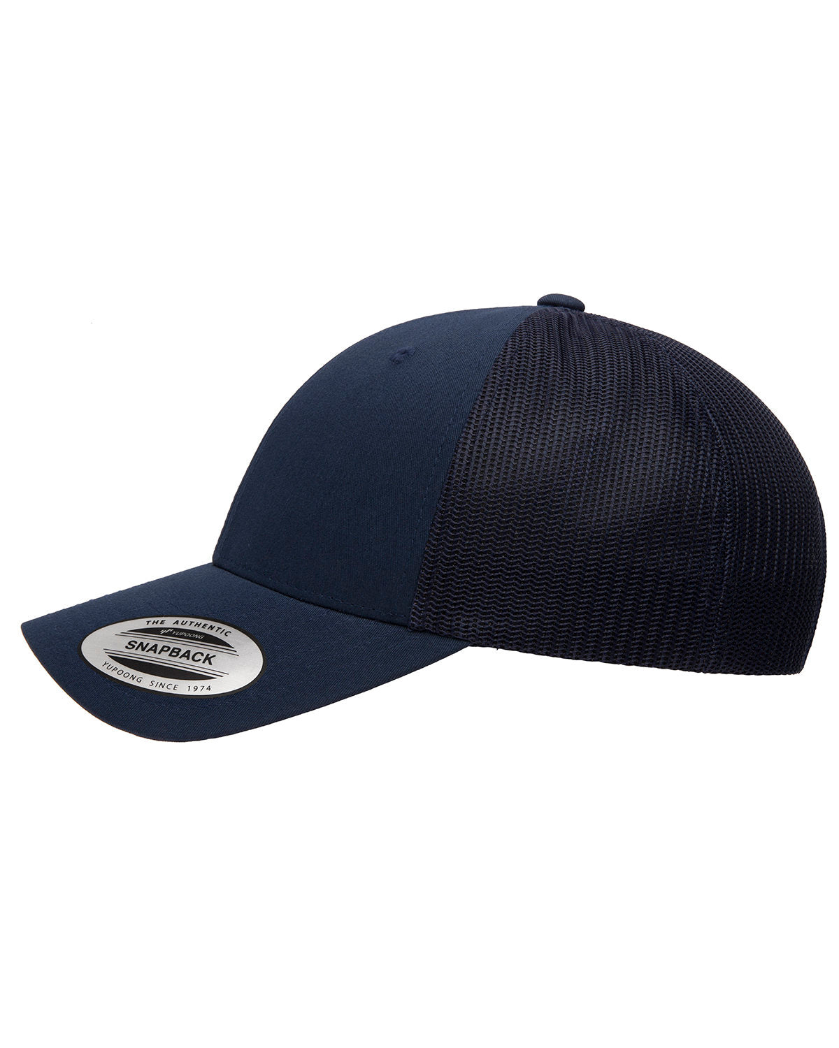 Yupoong Classic Low Profile Custom Trucker Caps, Navy