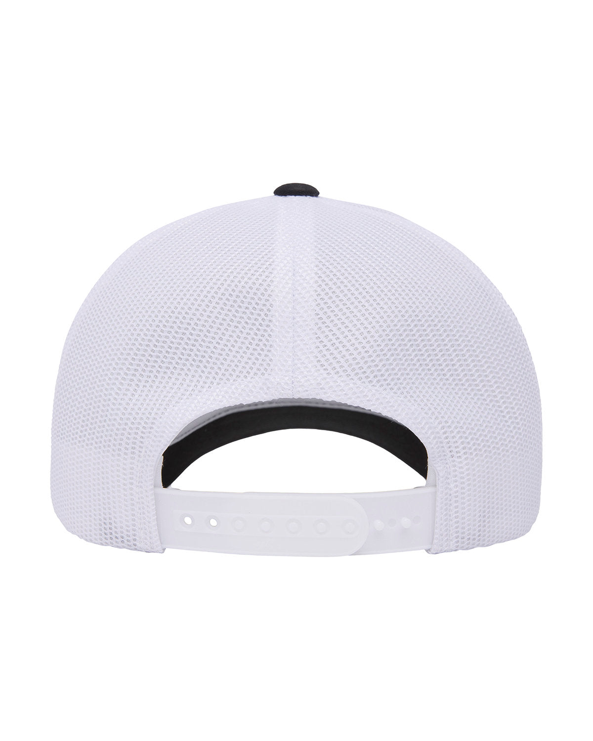 Yupoong Classic Low Profile 2-Tone Custom Trucker Caps, Black/ White