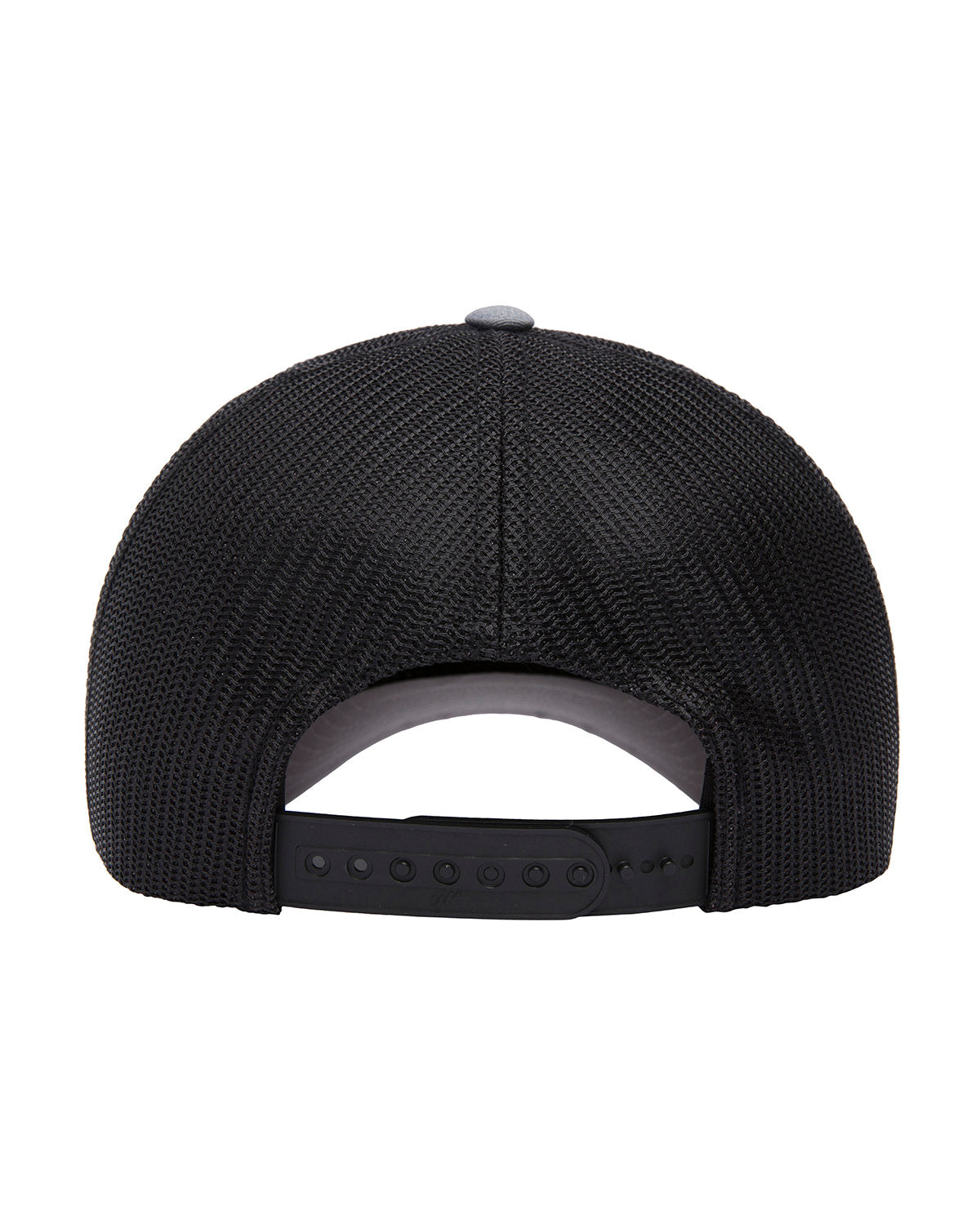 Yupoong Classic Low Profile 2-Tone Custom Trucker Caps, Heather/ Black