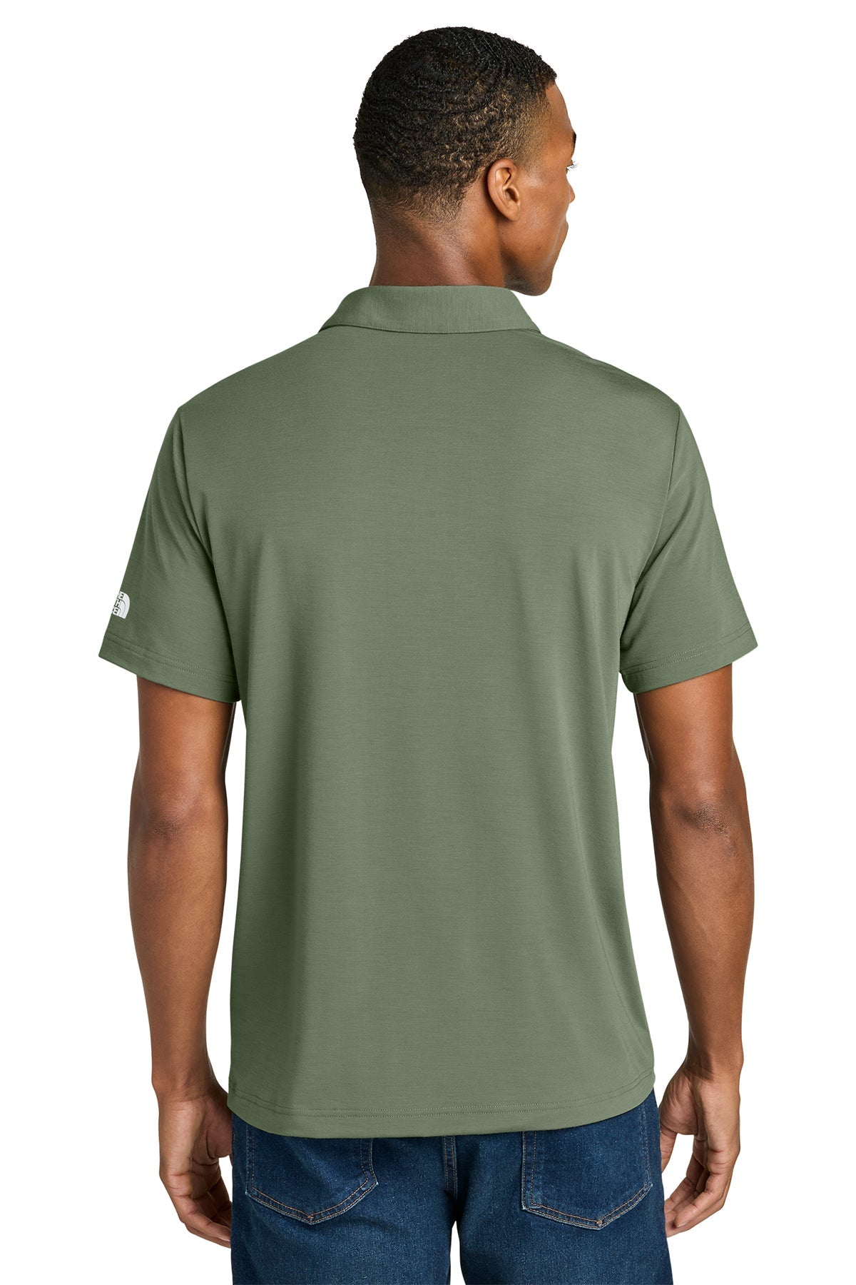 The North Face Canyon Crest Custom Polos, Bark Mist Green