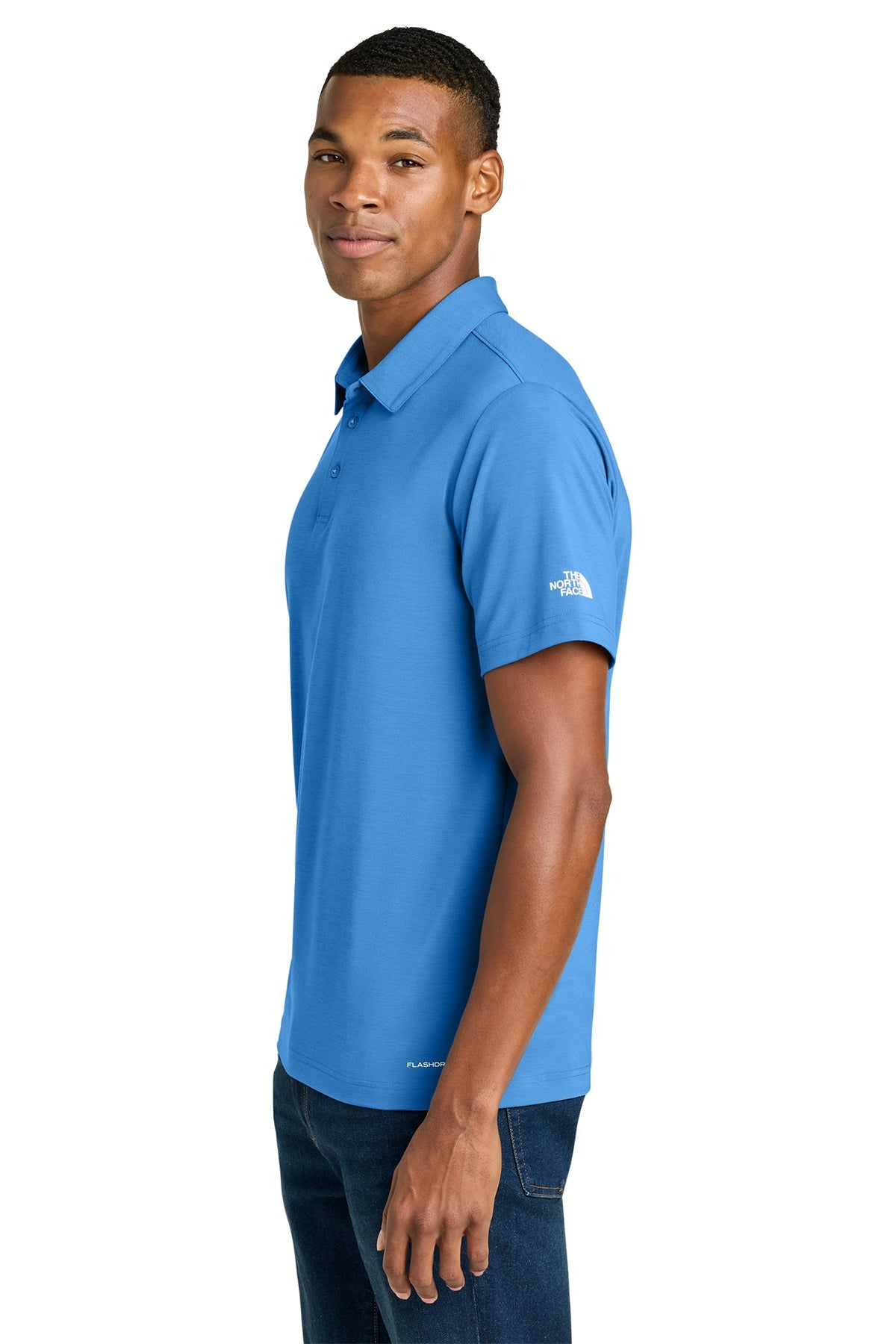 The North Face Canyon Crest Custom Polos, Marina Blue [Ivey Mechanical Company]