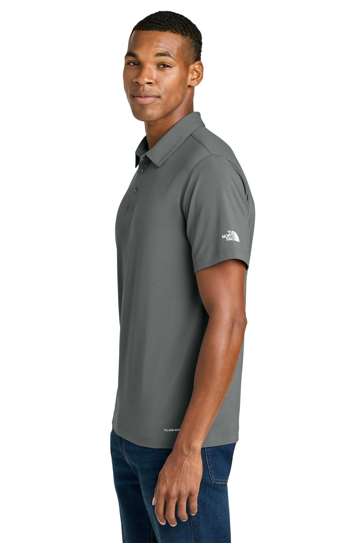 The North Face Canyon Crest Custom Polos, Smoked Pearl Grey