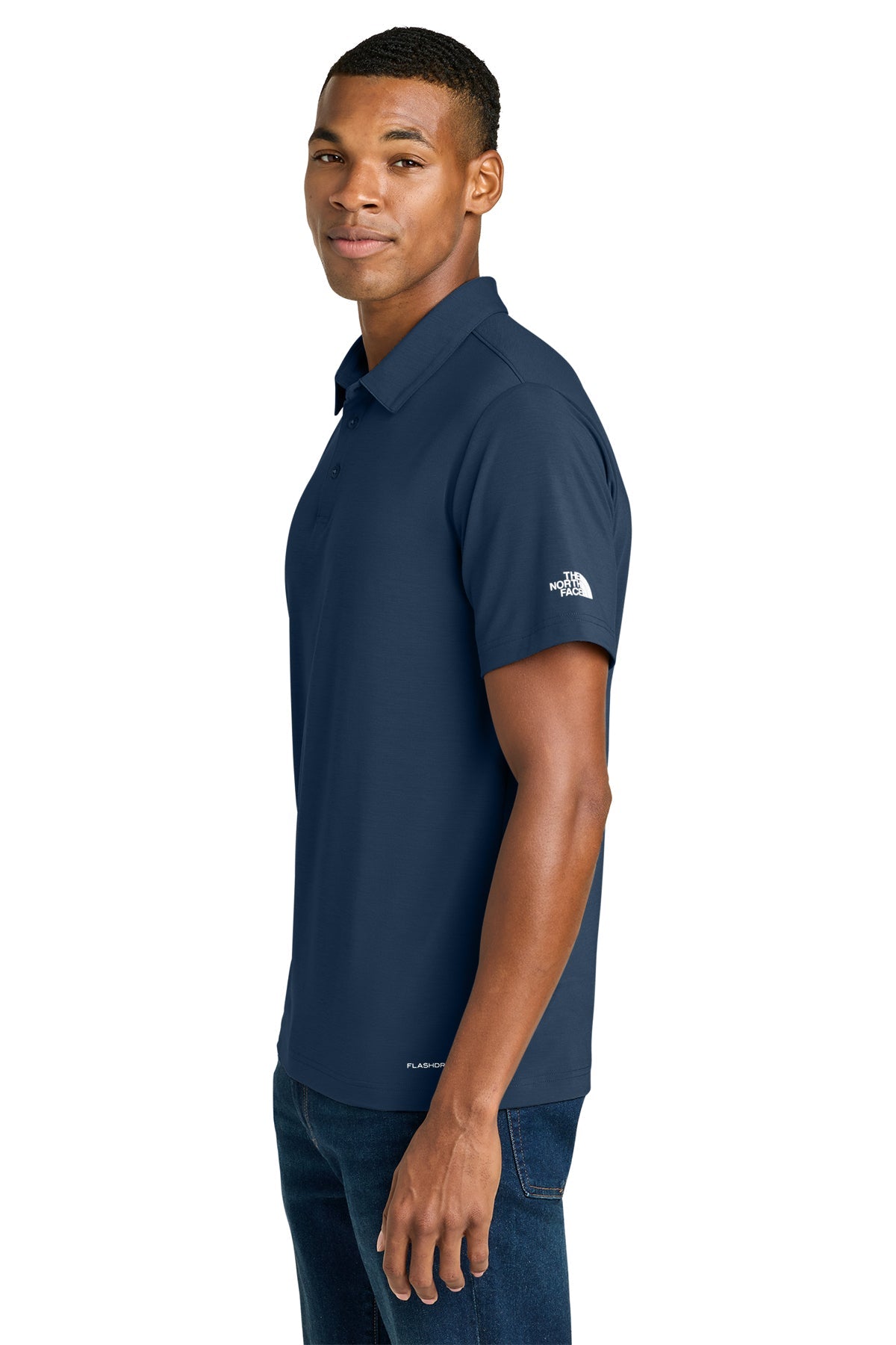 The North Face Canyon Crest Custom Polos, Summit Navy [Technical Development Corporation]