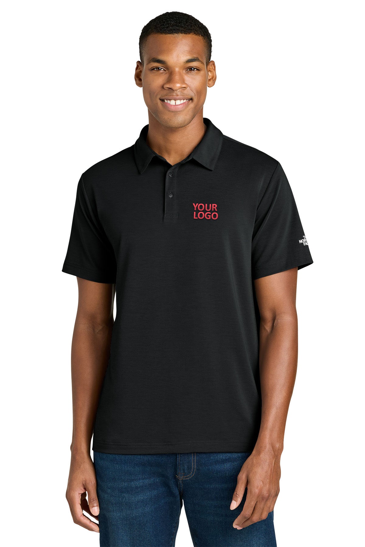 The North Face Canyon Crest Custom Polos, TNF Black [F5]