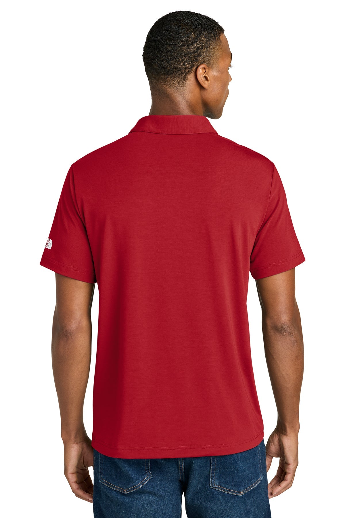 The North Face Canyon Crest Custom Polos, TNF Red [Georgia Kickstart]