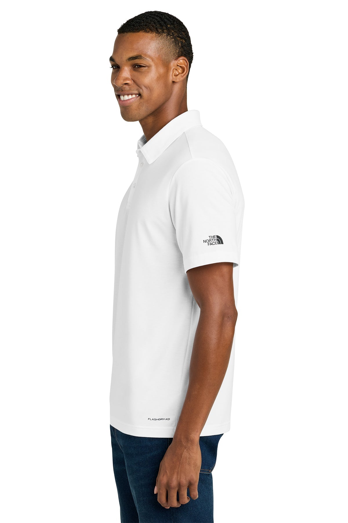 The North Face Canyon Crest Custom Polos, TNF White [County Commissioners Association of Pennsylvania]