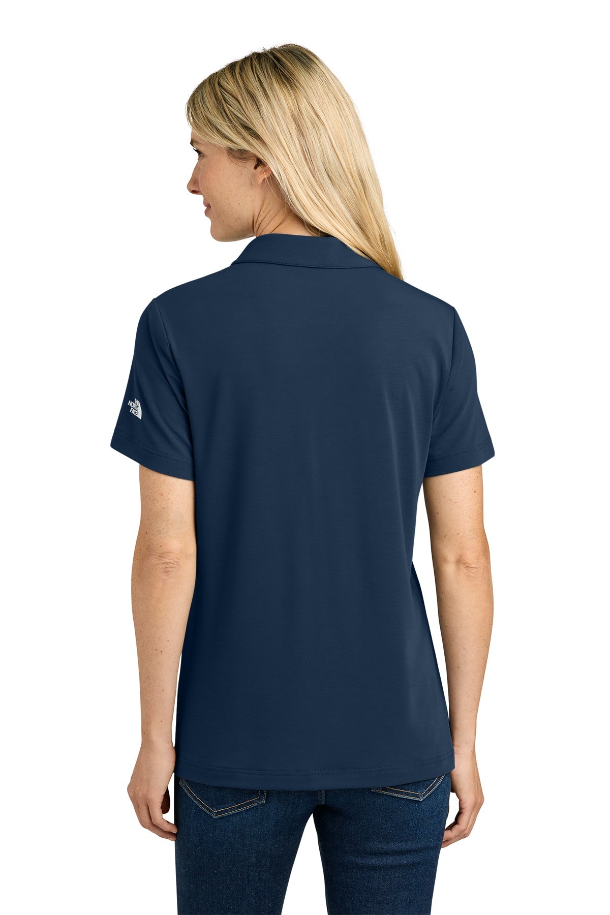 The North Face Womens Canyon Crest Custom Polos, Summit Navy
