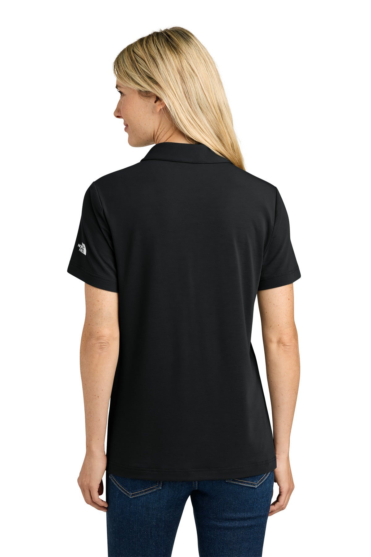 The North Face Womens Canyon Crest Custom Polos, TNF Black