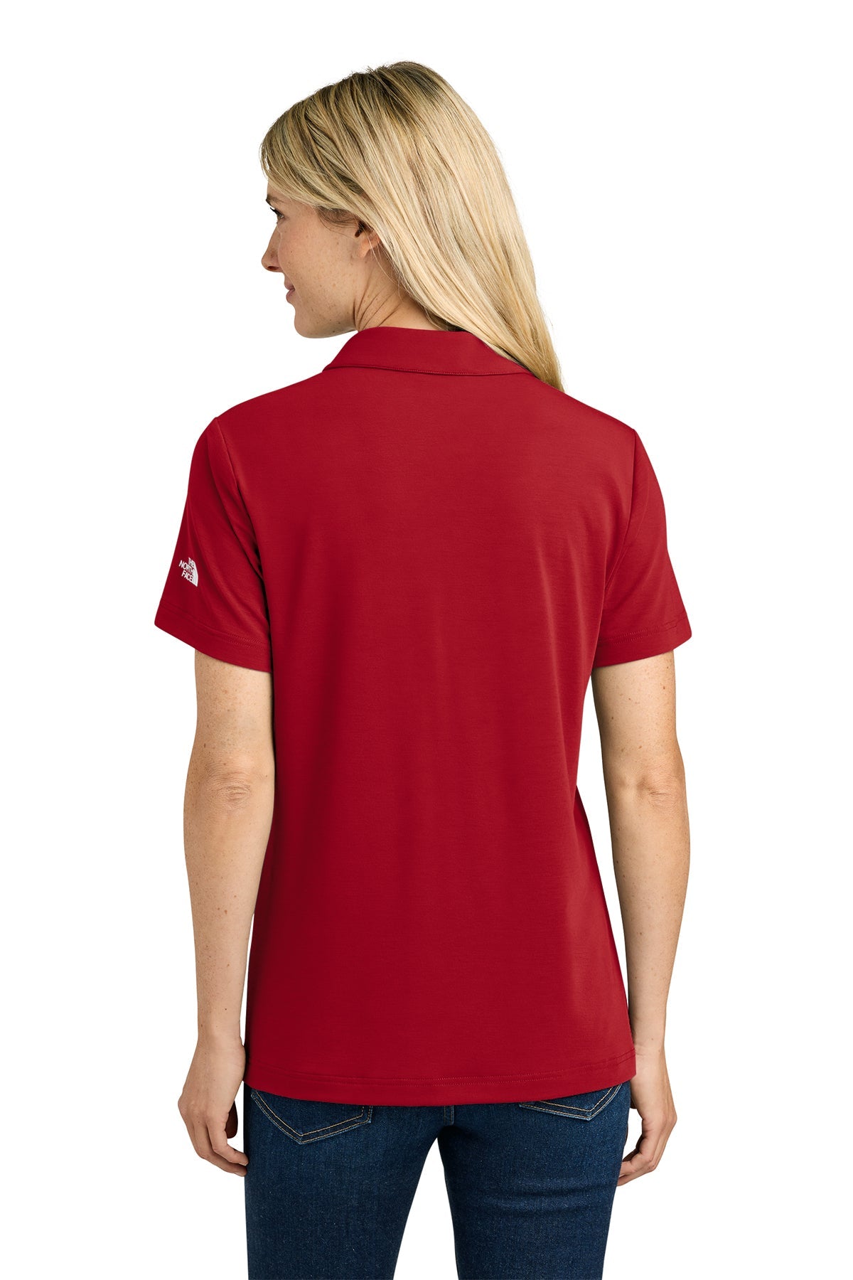 The North Face Womens Canyon Crest Custom Polos, TNF Red