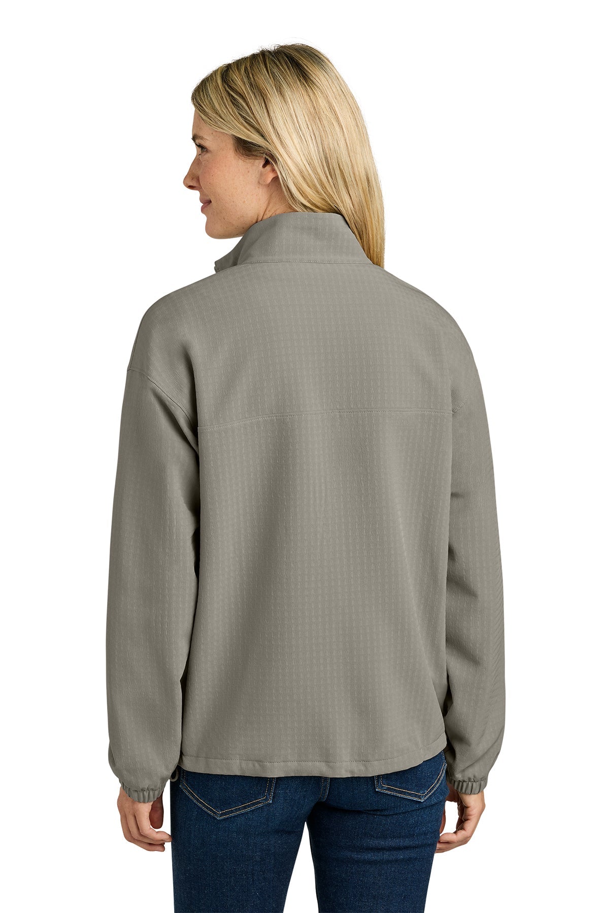 The North Face Womens Mountain Horizon Custom Jackets, Stone Slab Grey